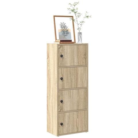 Libreria Rovere Sonoma 40x24x102 cm in Legno Multistrato - Foto 2