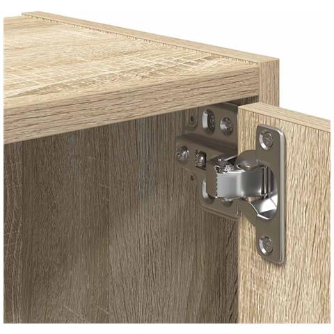 Libreria Rovere Sonoma 40x24x102 cm in Legno Multistrato - Foto 9