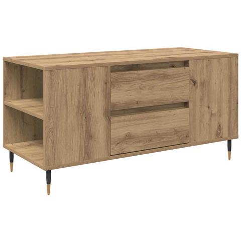 Tavolino da salotto rovere artigianale 102 x 44.5 x 50 cm - Foto 1