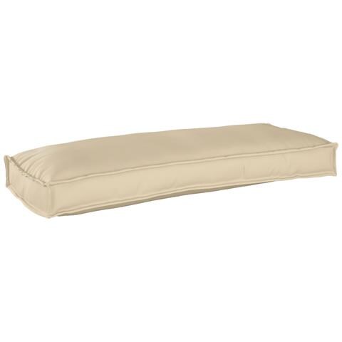 Cuscino per Pallet Beige 100x40x8 cm Tessuto Oxford - Foto 1