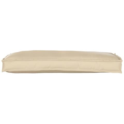 Cuscino per Pallet Beige 100x40x8 cm Tessuto Oxford - Foto 2