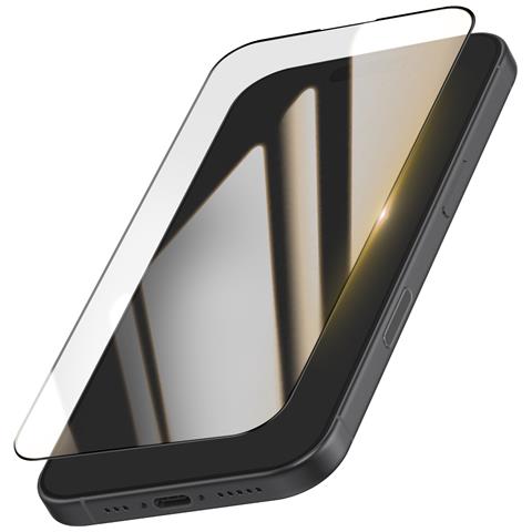 Vetro Temperato Per Iphone 17 Antishock Ultra Resistente, Nero Trasparente - Foto 1