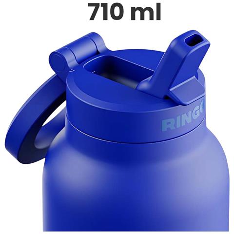 Borraccia Da 710 Ml Con Supporto Magnetico Per Smartphone Compatibile Magsafe, Blu - Foto 4