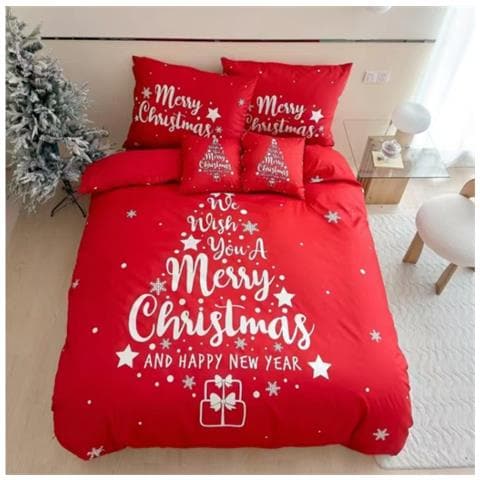 Copripiumino Sacco Piumone Stampa Digitale Letto Matrimoniale Wish 3d Matrimoniale D4 Christmas - Foto 1