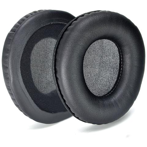2 Cuscinetti Auricolari In Pelle Proteica Nera Compatibili Con Cuffie Wireless Jlab Studio Pro - Foto 1