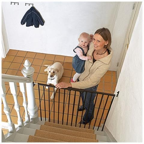 Safetots Cancelletto Di Sicurezza Per Bambini Extra Alto Con Montaggio A Vite, 62,5cm - 106,8cm, Nero, Altezza Di 103,5cm - Foto 4