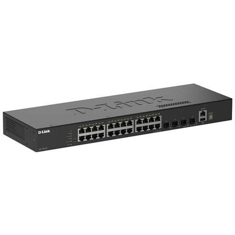 DGS-1530-28/E switch di rete Gestito L2 Gigabit Ethernet (10/100/1000) Nero - Foto 1
