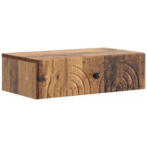 Tavolino da Parete Laterale Legno antico 59 x 34,5 x 17 cm - Foto 1