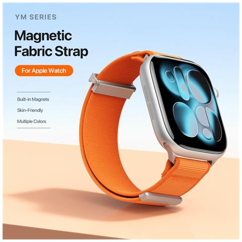 Cinturino Orologio per Apple Watch - Arancione - Foto 4