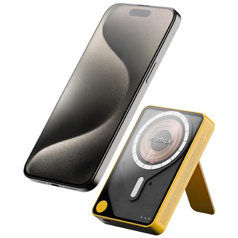 Power Bank - Trasparente, Giallo, 10000 mAh - Foto 1