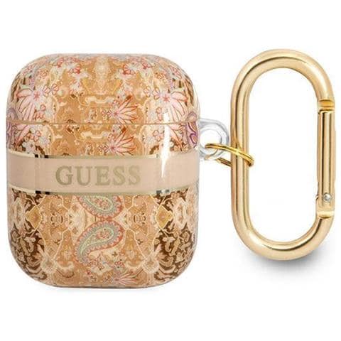 Indossa Gua2hhhfld Airpods Custodia Oro /colore Oro Collezione Paisley Strap - Foto 3