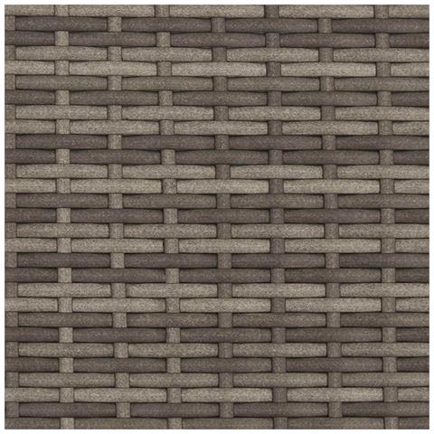 Set di divani 6 pz Grigio e Blu Navy Rattan sintetico e Acciaio - Foto 10