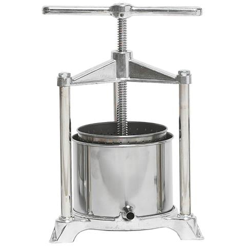 Torchietto premitutto da cucina in acciaio inox spremitutto torchio lt 3 - Foto 12