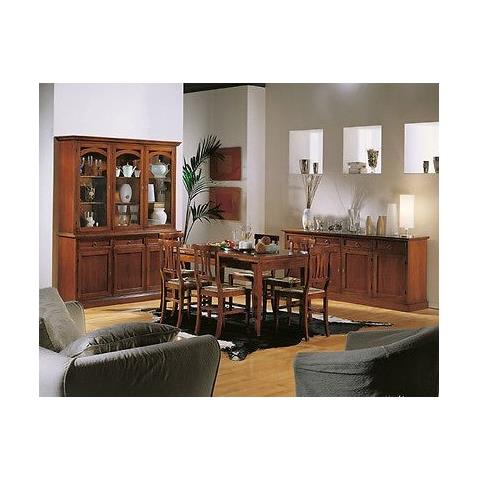 Estea mobili sala completa soggiorno credenza cristalliera tavolo ... Soggiorno legno