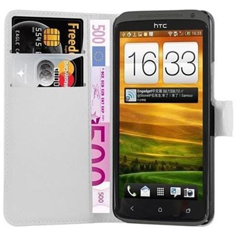 Custodia Compatibile Con Htc One X / X+ In Bianco Fumo - Coperchio Protettiva Con Chiusura Magnetica, Funzione Stand E Tasca Per Le Carte - Foto 2