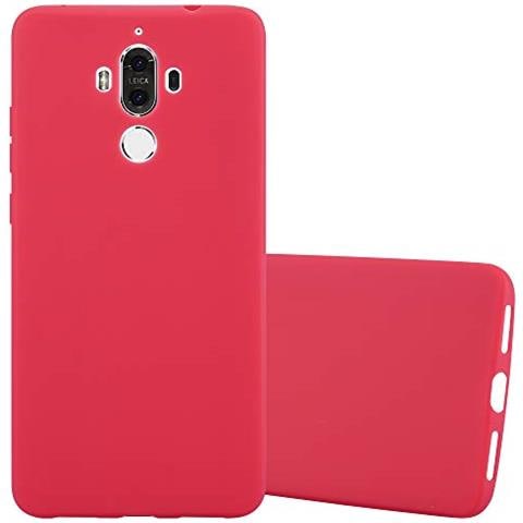 Custodia Compatibile Con Huawei Mate 9 In Candy Rosso - Coperchio Protettivo In Silicone Tpu Flessibile - Foto 1