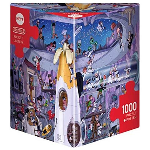 Di Puzzle In Scatola Triangolare Oesterle Rocket Lancio, 1000 Pezzi, Vd29790 - Foto 1