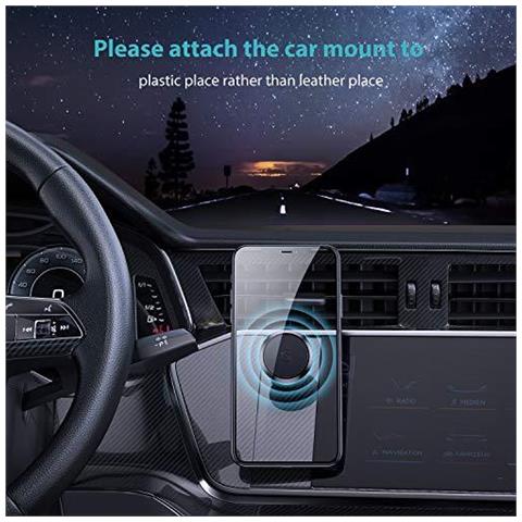 Car Phone Holder - Telefono Supporto Magnetico Ruotabile Di 360 Car Phone Mount Sticky Magnetica Car Monti Cruscotto Basamento Del Telefono Culla Per Iphonexs Xs Max Xr 8 7 6 Samsung S10 Huawei Sony Gps Xiaomi - Foto 4