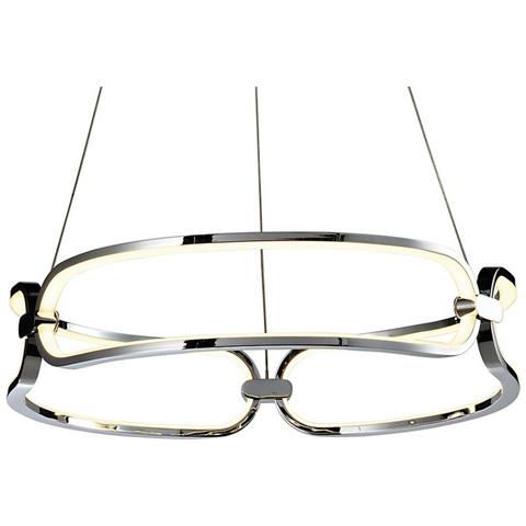 Lampada A Sospensione A Led Integrata, Cromata - Foto 2