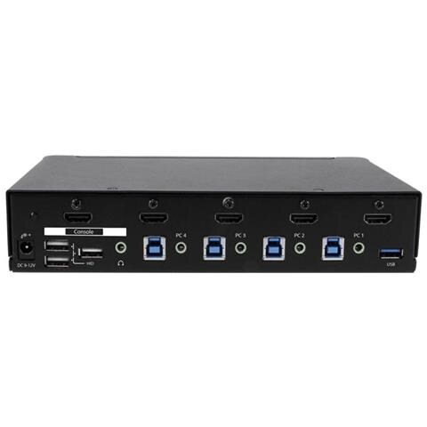 Switch Commutatore KVM a 4 Porte HDMI con Hub USB 3.0 - 1080p - Foto 2
