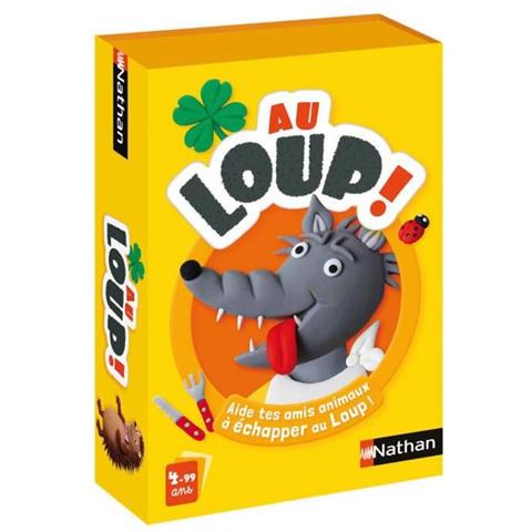 Nathan Jeu de cartes Au loup !, Bambini, Ragazzo / Ragazza, Gioco di carte collezionabili, Cina, Scatola - Foto 1