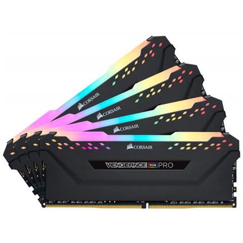 Memoria Vengeance RGB Pro CMW64GX4M4E3200C16 64 GB (4 x 16 GB) DDR4 3200 MHz CL16 - Foto 1