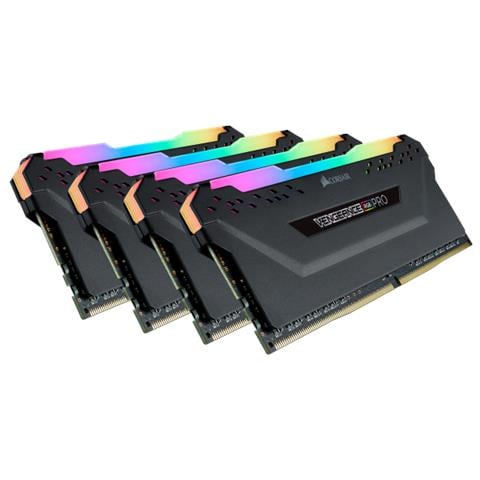 Memoria Vengeance RGB Pro CMW64GX4M4E3200C16 64 GB (4 x 16 GB) DDR4 3200 MHz CL16 - Foto 3