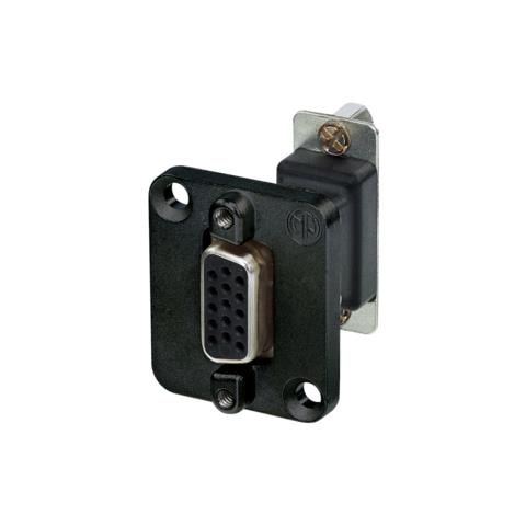 Nadb15ff-b Cable Gender Changer Vga Nero, Acciaio Inossidabile - Foto 1