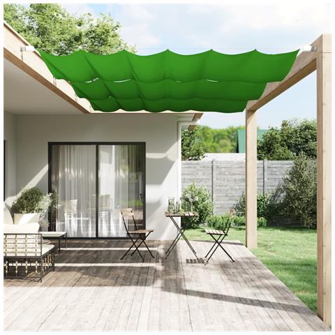 Paravento Verticale Verde Chiaro 140x270 Cm In Tessuto Oxford - Foto 6