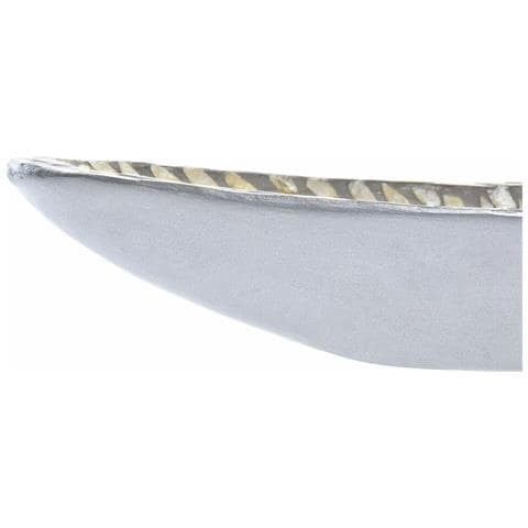 Centrotavola 50 X 16 X 8 Cm Mosaico Naturale Argentato Grigio Boho - Foto 2