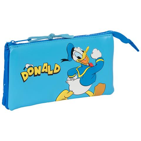 Portaoggetti Doppio Donald Azzurro 22 X 12 X 3 Cm - Foto 1