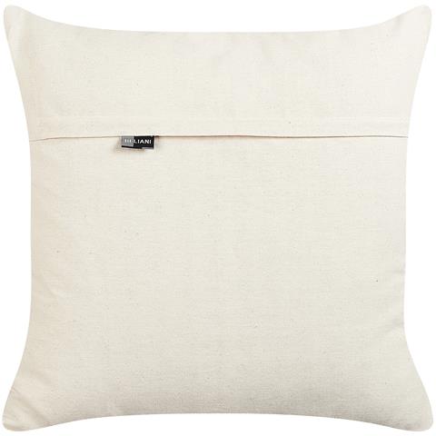 Set Di 2 Cuscini Khora Cotone 50 X 50 Cm Nero Trama Geometrica - Foto 2