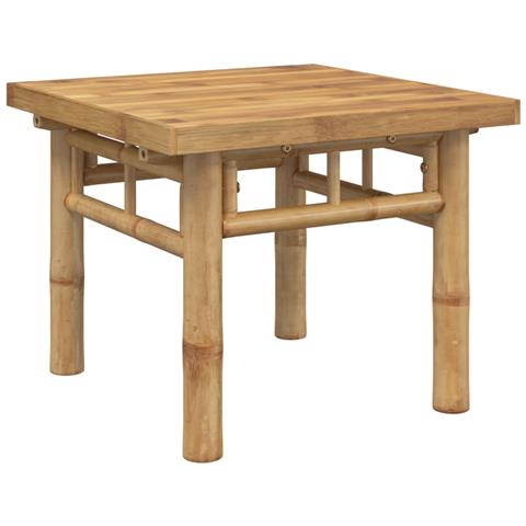 Tavolino Da Salotto 45x45x35 Cm In Bambù - Foto 2