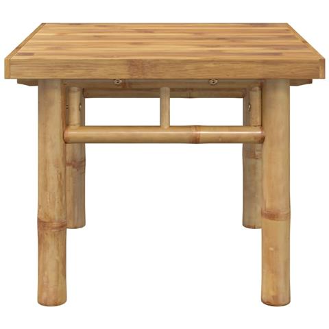 Tavolino Da Salotto 45x45x35 Cm In Bambù - Foto 3
