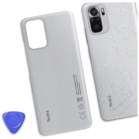 Copribatteria Redmi Note 10s Originale Service Pack, Grigio Chiaro - Foto 2