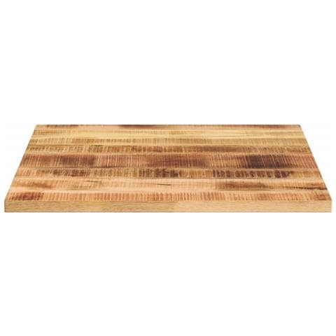 Piano Per Tavolo 90x90x2,5 Cm Quadrato Legno Di Mango Grezzo - Foto 3