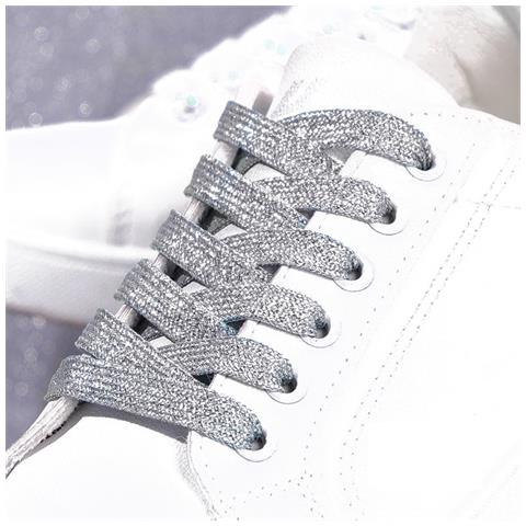 Lacci Lucidi - 140 Cm (1 Paio) Grey - Foto 1