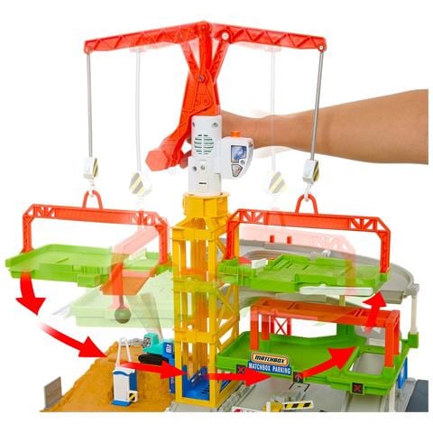 Playset Cantiere In Costruzione Action Drivers Con Gru E Accessori, Multicolore - Foto 2