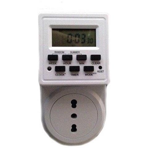 Presa Elettrica 230 V Temporizzata Con Timer Settimanale E 24 Ore Programmabile - Foto 1