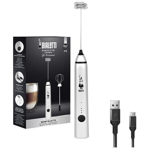 Montalatte Elettrico a Bastoncino Colore Argento - Foto 1