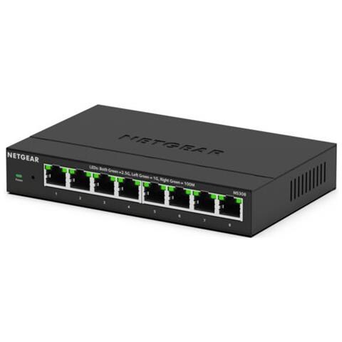 Ms308 Non Gestito 2.5g Ethernet (100/1000/2500) Nero - Foto 2