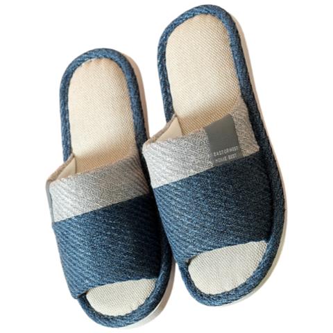 Pantofole Antiscivolo In Lino Per Coppia Per Tutte Le Stagioni M - Foto 2