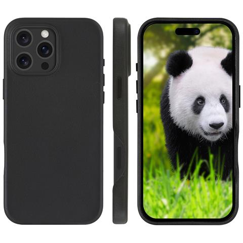 Custodia Per Apple Iphone 16 Pro Max Compatibile Con Magsafe Folio 2 In 1 Modello Lynge, Nero - Foto 2