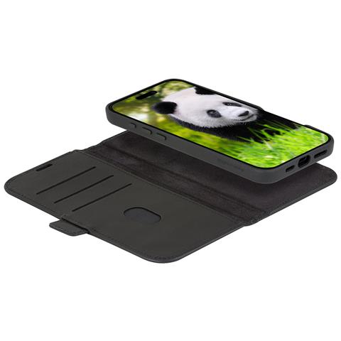 Custodia Per Apple Iphone 16 Pro Max Compatibile Con Magsafe Folio 2 In 1 Modello Lynge, Nero - Foto 3