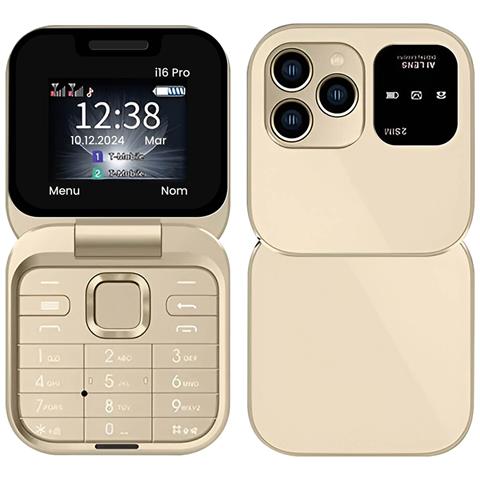 Telefono Servo I16 Oro 16 GB Dual Sim Display 1.77" HD+ Micro USB V2.0 Radio Fm - Foto 2