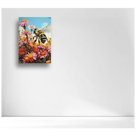 Kit Di Pittura Per Numeri Su Tela - Set Completo Con Pigmenti Acrilici 40x50 Cm - Foto 2