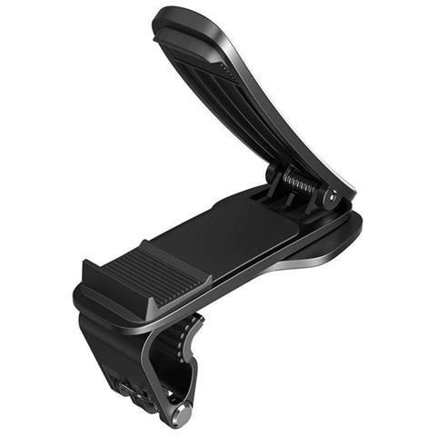 Supporto Telefonico A Clip Per Cruscotto Ad Ampia Apertura, Nero - Foto 1