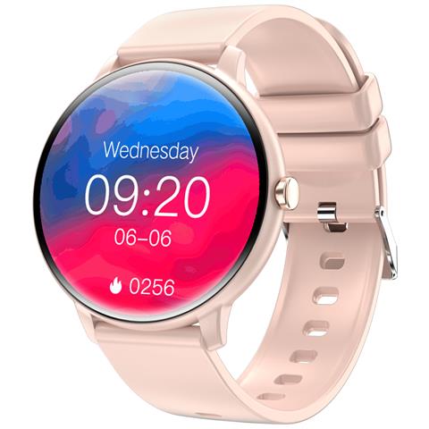 Smartwatch Con Ecg, Cardiofrequenzimetro, Misuratore Della Pressione Sanguigna, Monitoraggio Del Sonno E Contapassi Pink - Foto 1
