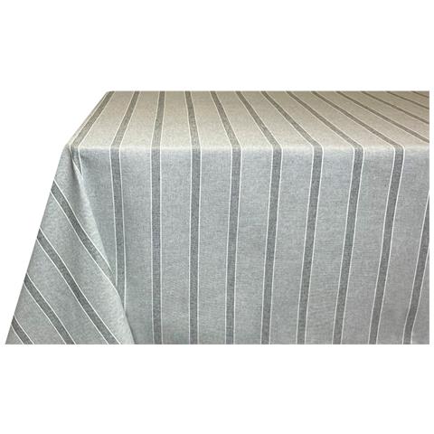 Tovaglia Per Salotto Cucina In Miros Misto Cotone Made In Italy California Rp 140x240 Grigio - Foto 5