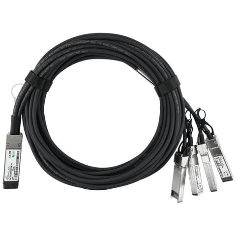 JG330A-BL cavo InfiniBand e in fibra ottica 3 m QSFP 4 x SFP+ Nero - Foto 1